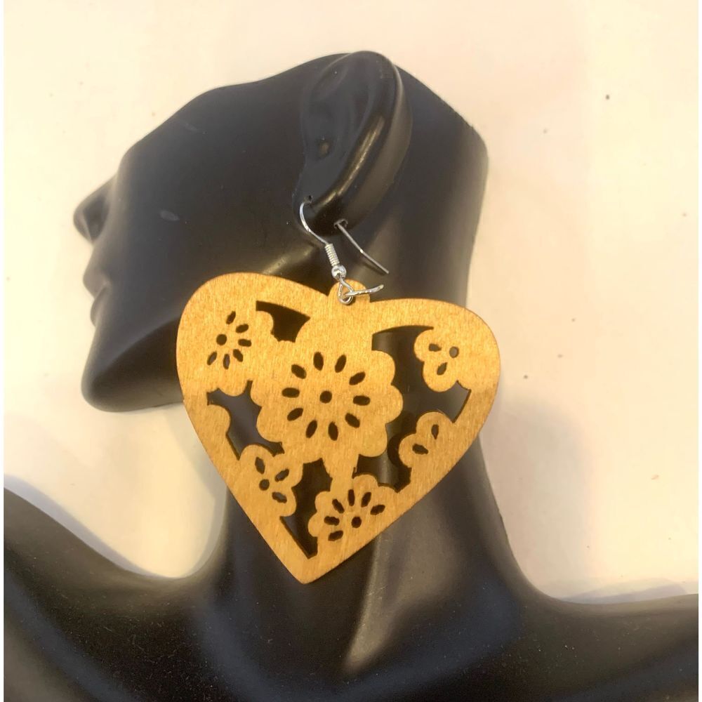 Wooden Fashion Earrings 